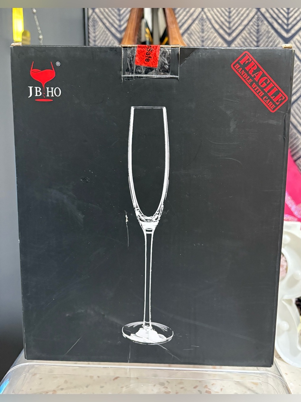 JBHO Hand Blown Champagne Glass - Picture 6 of 17